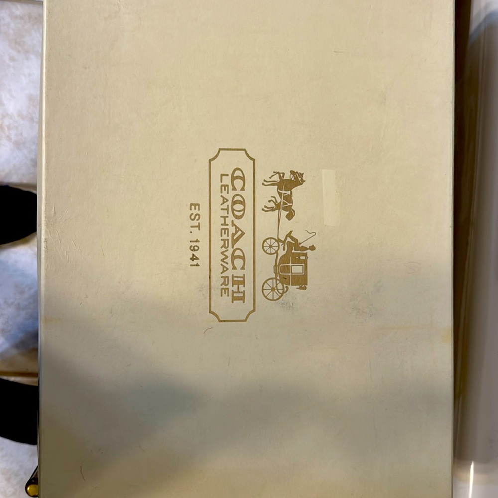 Coach Rain boots worn once excellent condition